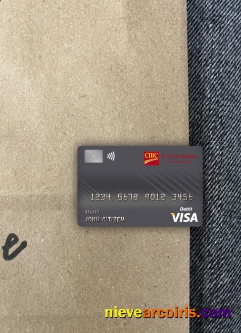 Dominica Cibc first caribbean international bank visa debit card photolook